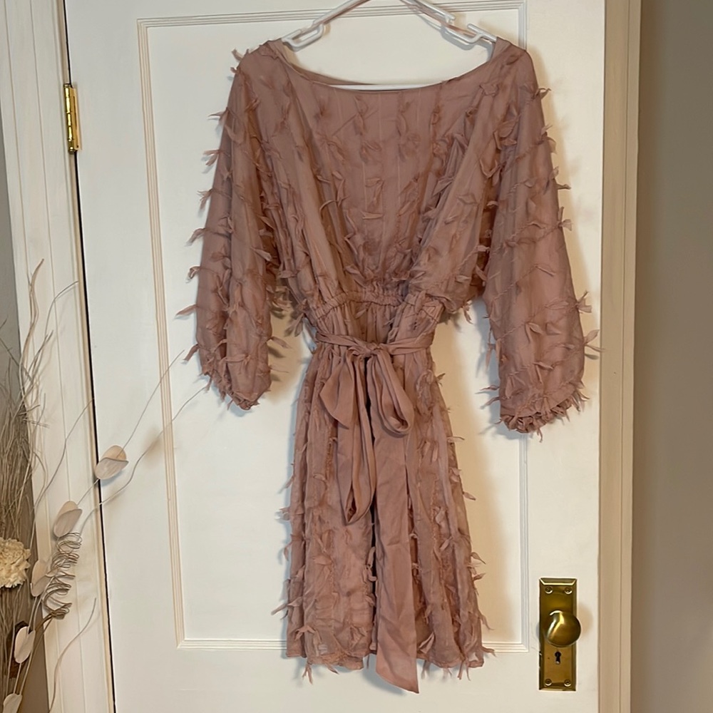 Size L blu pepper brand dusty rose color dress